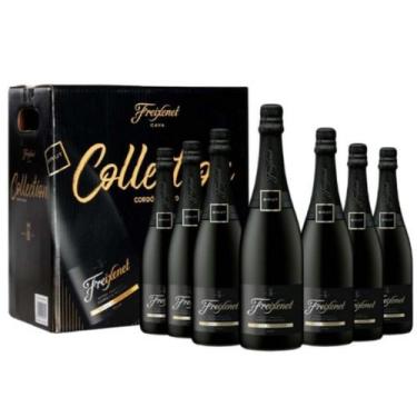 Imagem de Kit 6 Cava Freixenet Cordon Negro 750ml e 1 Cava Freixenet Cordon Negr
