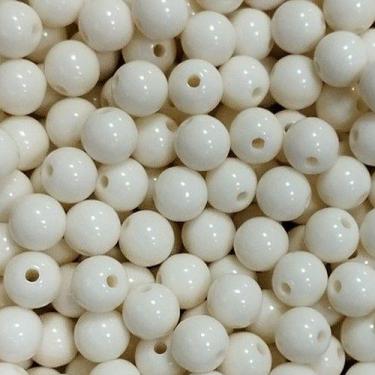 Imagem de BOLINHA DE RESINA Nº 08 (20 G) - LADEIRA BIJUTERIAS, BRANCO GELO