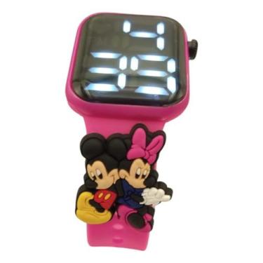 Imagem de Relógio Digital Infantil Minnie&mickey_rosa - SMACTUDO