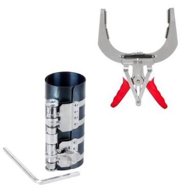 Imagem de Cinta P Anéis Pistão 60-175mm 6 Pol+Alicate 110-160mm Loxer