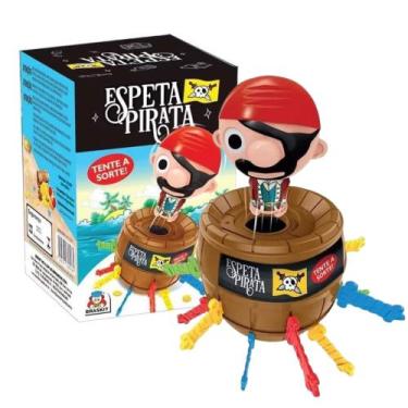 Imagem de Jogo Infantil Espeta Pirata +4 Anos Braskit - 1006