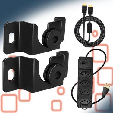 Imagem de Suporte Fixo Tv 13 a 70 Polegadas + Cabo Hdmi High Speed 2M + Filtro d