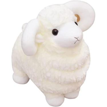 Imagem de Ovelha recheada HUOGUO Brinquedo bicho de pelúcia ovelha cordeiro pelú