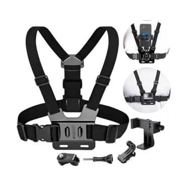 Imagem de Suporte De Peitoral Para Celular Câmera Gopro Ajustável Expansível Esportivo Moto Bike Peitoral