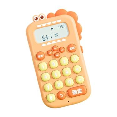 Imagem de predolo Calculadora de bolso infantil fofa para escritório e mesa para meninos e meninas, Laranja