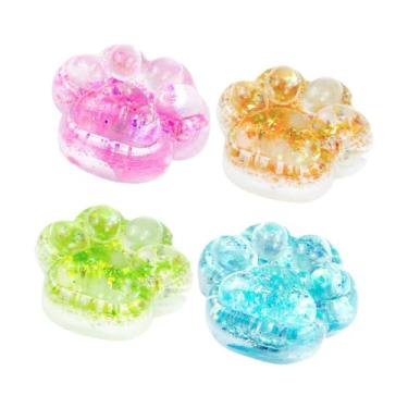 Imagem de Dynwave 4x Brinquedos Fidget Squeeze para Adultos E Crianças Brinquedos Sensoriais Práticos E Macios com Pata de Gato
