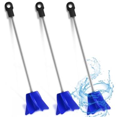 Imagem de Loosh 3 peças de agitador de tinta de 28 cm para broca, acessório de misturador de tinta, misturador epóxi de hélice para resina de concreto, misturador de silicone, pá funciona com a maioria das