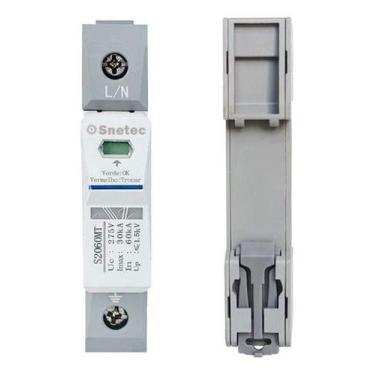 Imagem de DPS Snetec 1 Polo 30/60kA 275V CA T2 Proteção Contra Surtos