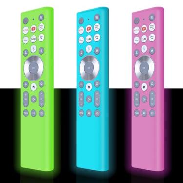 Imagem de [Pacote com 3] Capa de controle remoto RETROSUN para Hisense TV ERF6A80 ERF6G80H ERF6F80H Controle remoto de voz mais fácil de encontrar, capa de silicone compatível com Hisense U6 U7 U8 U9 Series 4K