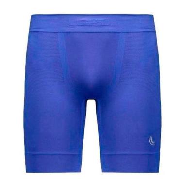 Imagem de Bermuda Térmica de Compressão Lupo I-Max Masculina, Azul, Pequeno
