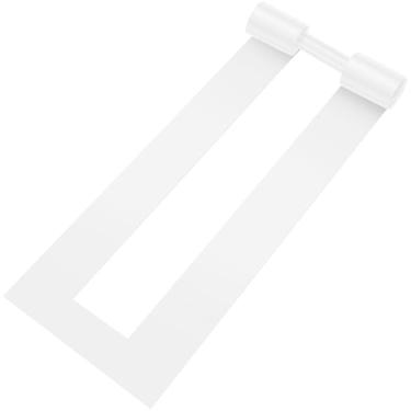 Imagem de Estêncil de linha de estacionamento de 10 x 236 cm, estêncil dobrável de linha reta, estêncil reutilizável de silicone para pintura de aerógrafo, estacionamento e linhas de pavimento para tinta spray