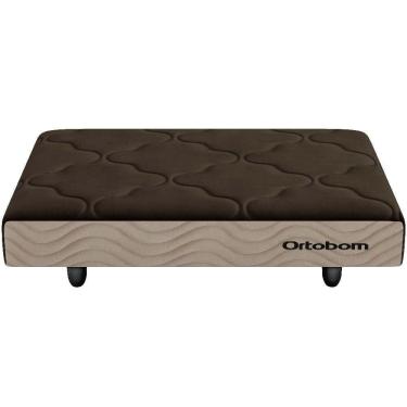 Imagem de Mini Base Para Pet Em Poliéster Camurça Bege 13x100x80cm - 1050393821 - Ortobom Mini Base Pet Camurça Bege 13x100x80