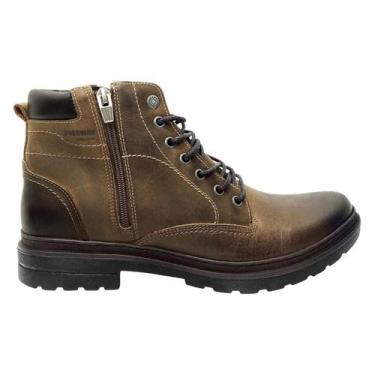 Imagem de Coturno Bota Masculino Freeway Django Crazy Horse Rústico Em Couro 193