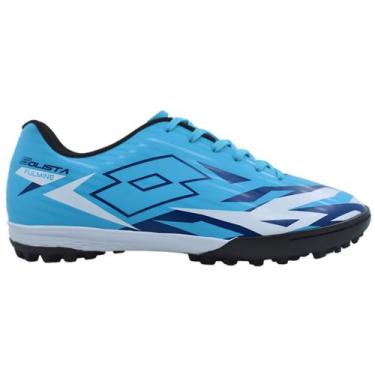 Imagem de Chuteira society lotto original solista futebol adulto, Azul celeste, 