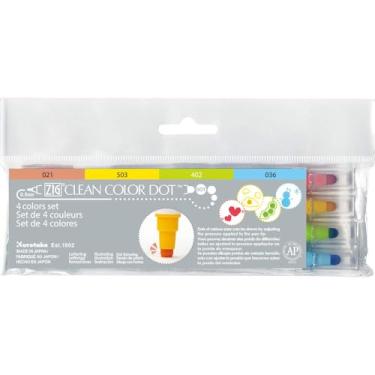 Imagem de Kuretake Conjunto de canetas Zig 4 Clean Color Dot Pen, zzzz-s, Multi