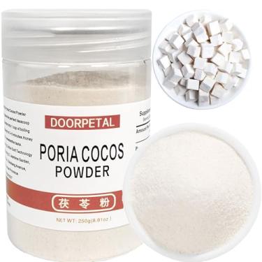Imagem de Doorpetal Pó Poria Cocos - Fu Ling-250 g - Pó de Tuckahoe 100% puro medicamento herbal chinês (250 g, pó de Poria Cocos)