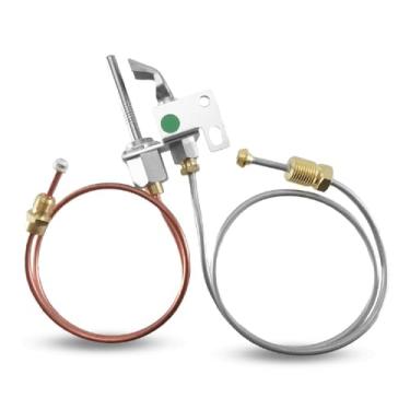 Imagem de Termopar piloto PT-1 adequado para queimador de gás natural G45 G46, sensor de chama universal para aquecedor de água de forno, caldeira de lareira