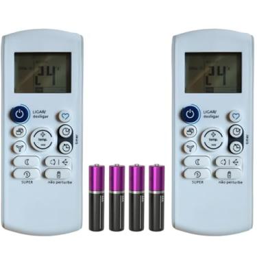 Imagem de Kit 2 Controle Remoto Ar Condicionado Compatível Comfee Springer