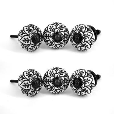 Imagem de Armário de pedra cerâmica Owlkraft Knobs Spade 7,5 x 7,5 cm, conjunto 