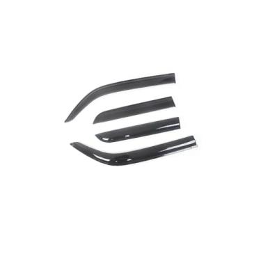 Imagem de GRJQRKHZ Defletor de janela lateral de carro para F&ord Fusion 2013-2016 Weathershied viseira de porta vento sol proteção chuva janela lateral defletores de vento