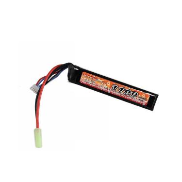 Imagem de Bateria Lipo Para Rifle Airsoft Aeg 7,4 V 1100 Mah 20c - Vb