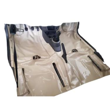 Imagem de Tapete assoalho liso brilhante para Chevette1973/1993 - tugyn, Bege