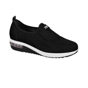 Imagem de Tenis Feminino Modare Ultraconforto Gel Tech Casual Macio, Preto, 38