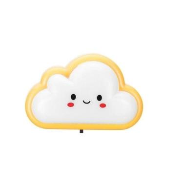 Imagem de Abajur Luminária de Tomada Infantil Formato de Nuvem