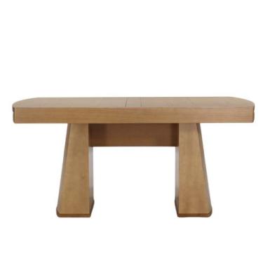 Imagem de Mesa Jantar Extensível Ilhabela Nacional Móveis Retangular 162cm (Larg