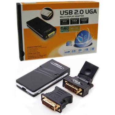 Imagem de Adaptador De Vídeo Usb 2.0 X Vga Dvi Hdmi Multi Display Uga