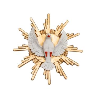 Imagem de Divino Espírito Santo Para Parede Resina Nacional 18,5x17cm