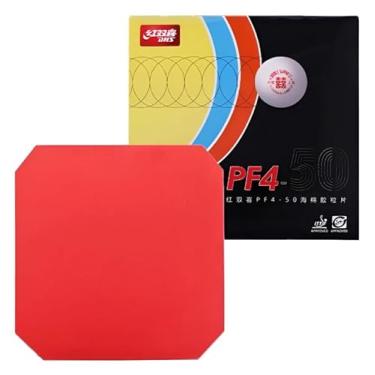 Imagem de Borracha Para Raquete Tênis de Mesa Pf4-50 Dhs Vermelha