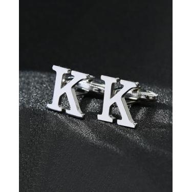 Imagem de Abotoaduras masculinas abotoaduras para homens camisa social punhos para negócios e casamento, 1pc, Aço inoxidável, Sem Pedra Preciosa