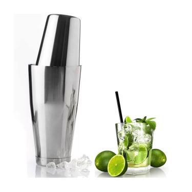 Imagem de Kit 2 Peças Coqueteleira Boston 820ml + Mini Tin Inox Profissional