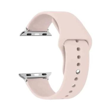 Imagem de Pulseira De Silicone Para Apple Watch 44mm 45mm 40mm 41mm 42-38mm, Bra