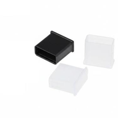 Imagem de Kit 3 Tampas Protetoras de Silicone para Cabo Tipo-C USB  Antipoeira e