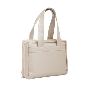 Imagem de Pasta Mostruário Genérico - Bolsa para Joias em Couro e Veludo com 4 Compartimentos e Fechamento de Zíper - Rosê