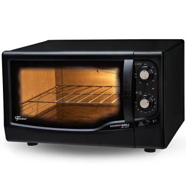 Imagem de Forno Elétrico Gourmet Grill Autolimpante 44 Litros Fischer Preto 220V