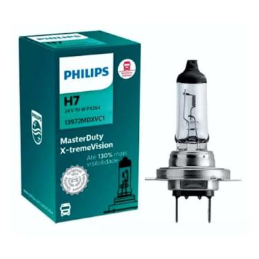 Imagem de Lâmpada Farol H7 Philips Master Duty X-treme Vision 24v