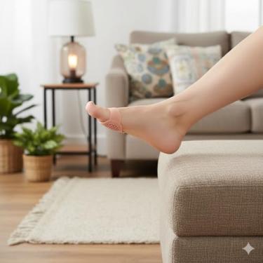 Imagem de Palmilha Silicone Ortopédica Anti-Calos Proteção para Pés e Salto Alto