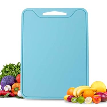 Imagem de JESRYTOUR Tábuas de corte de silicone para cozinha 29 x 21 cm, sem BPA, tapete de corte flexível para vegetais, frutas e carne, tábuas de corte para cozinha, lavável na lava-louças