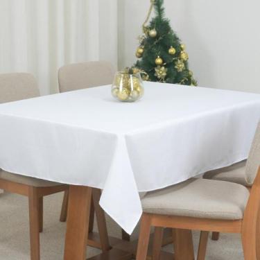 Imagem de Toalha de Mesa 4 Lugares Classic 1,45x1,45m Tecido Oxford Maquinetado 