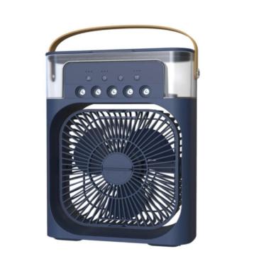 Imagem de Ventilador Mesa Ar Condicionado Portatil Climatizador Led Umidificador Ambiente Multi Velocidades