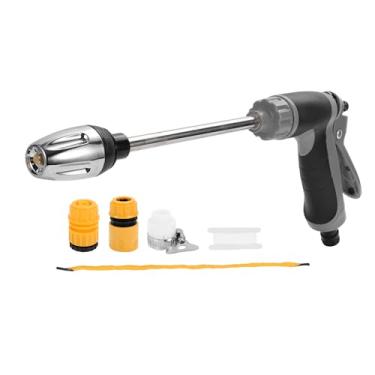 Imagem de TUCKBOLD Bocal de mangueira de água resistente pulverizador manual ajustável de carro de alta pressão para veículos de jardinagem ao ar livre lavadora de animais de estimação chuveiro preto