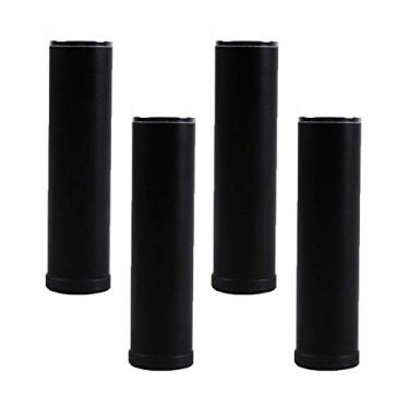 Imagem de ZJYWMM Pernas de móveis Pernas de mesa de metal adiustável Pés de móveis de liga de alumínio redondos de substituição para móveis Pernas de sofá Pernas de mesa Pernas de armários de cama 4 peças