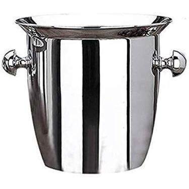 Imagem de Balde de gelo com design criativo balde de champanhe de aço inoxidável balde de vinho fino