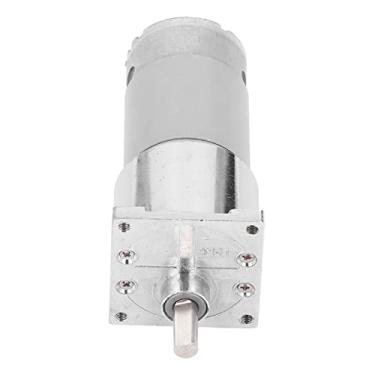 Imagem de Motor de engrenagem CC, carretel de latão de liga de alumínio, autotravamento reversível para bancadas, máquinas de venda automática, impressoras, copiadoras