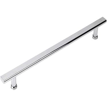 Imagem de HCZKIUJY Puxadores de portão puxadores pretos puxadores de porta de chuveiro e puxadores para conjuntos de substituição de porta de vidro com arruelas | Maçanetas de porta de banheiro para box de