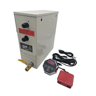 Imagem de Gerador de vapor de sauna 3 KW/4,5 KW Gerador de vapor sauna kit gerador de chuveiro de vapor para casa sauna sala spa máquina de fumigação com controlador digital acessórios de sauna (cor: 3kw) (3kw)