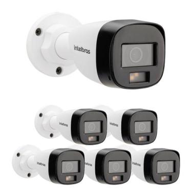 Imagem de Kit 6 Câmera Multi HD 1 Megapixel 20m VHD 1120 B FULL COLOR Intelbras